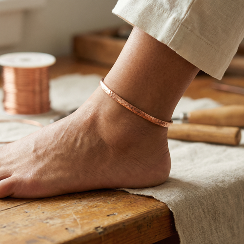 Ellington's Sand Copper Anklet