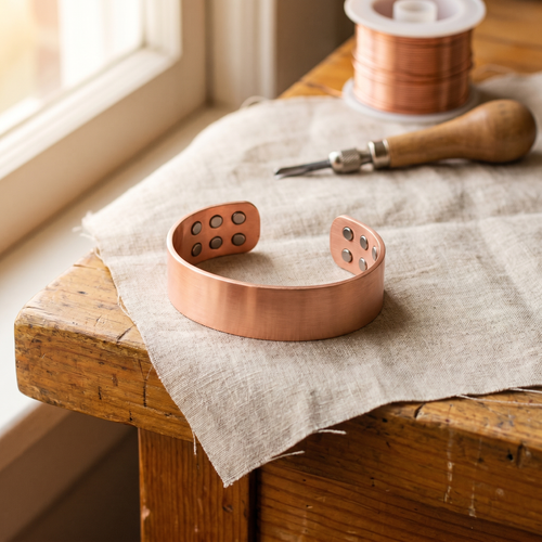 Ellington's Anvil Copper Bracelet