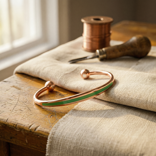 Ellington's Jade Copper Bracelet