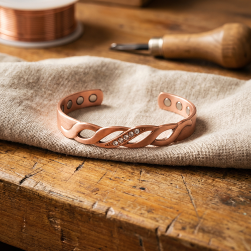 Ellington's Seam Copper Bracelet