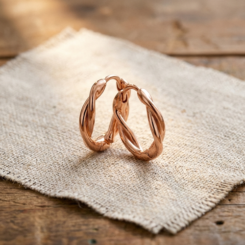 Ellington's Wren Copper Hoop Earrings
